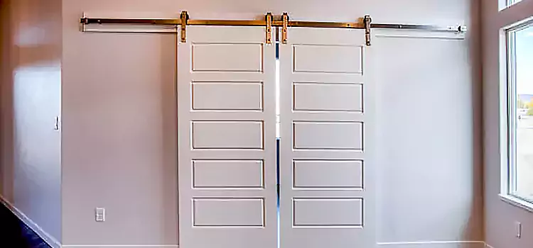 Glass Barn Door with Installation Hardware Kit Monterey